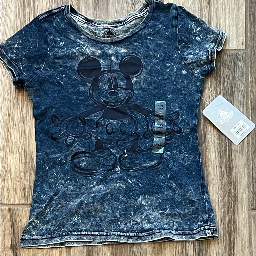 NEW Disney Store Mickey Mouse Blue Kids T-Shirt